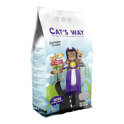 CAT'S WAY ΑΜΜΟΣ ΓΑΤΑΣ LAVENDER SCENTED 5L